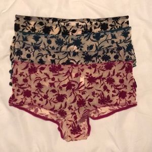 VS Shortie Pantie Set- 4 Pieces